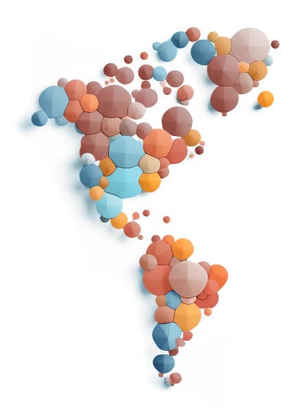 clientes en Latinoamérica y Estados Unidos