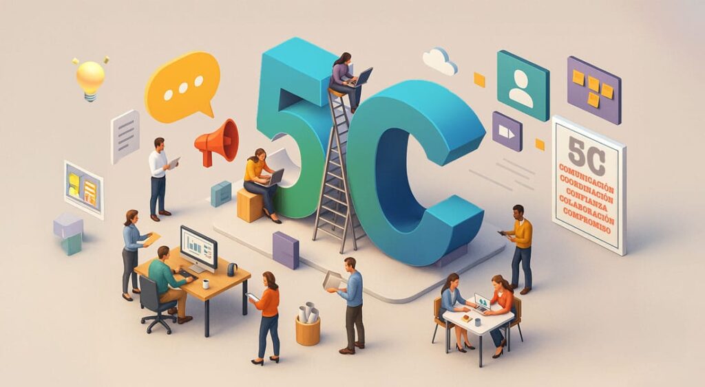 las 5 C para potenciar la colaboración interna.