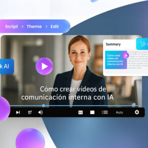 Cómo crear videos de comunicación interna con IA paso a paso