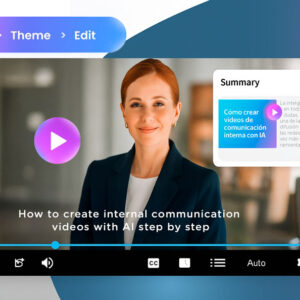 How to create internal communication videos with AI step by step